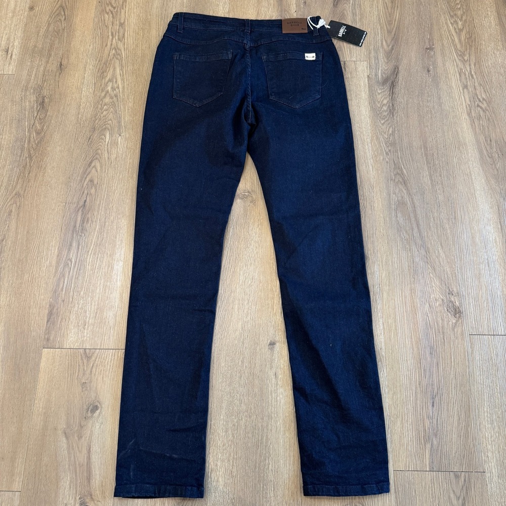 Barbell Apparel Mens Straight Athletic Fit Denim Jeans Dark Rinse 30x33 NWT - Picture 8 of 9